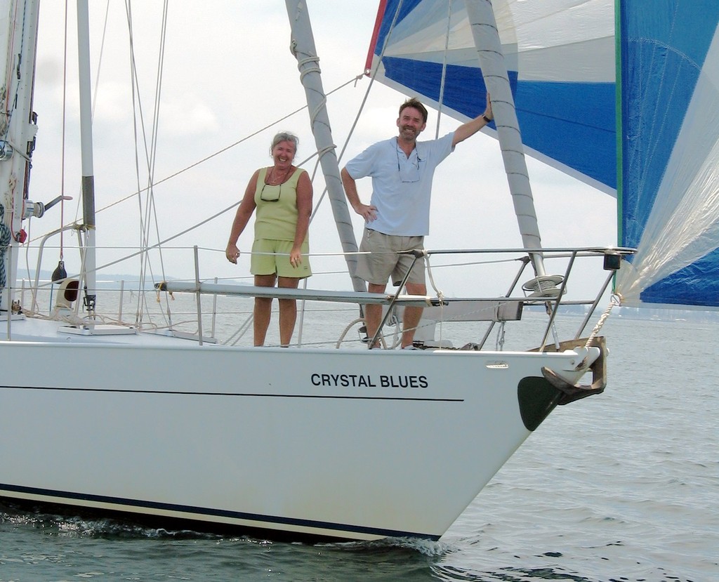 Crystal Blues - they have had some pretty exotic adventures, but this wasn’t one of them © Ley and Neil Langford